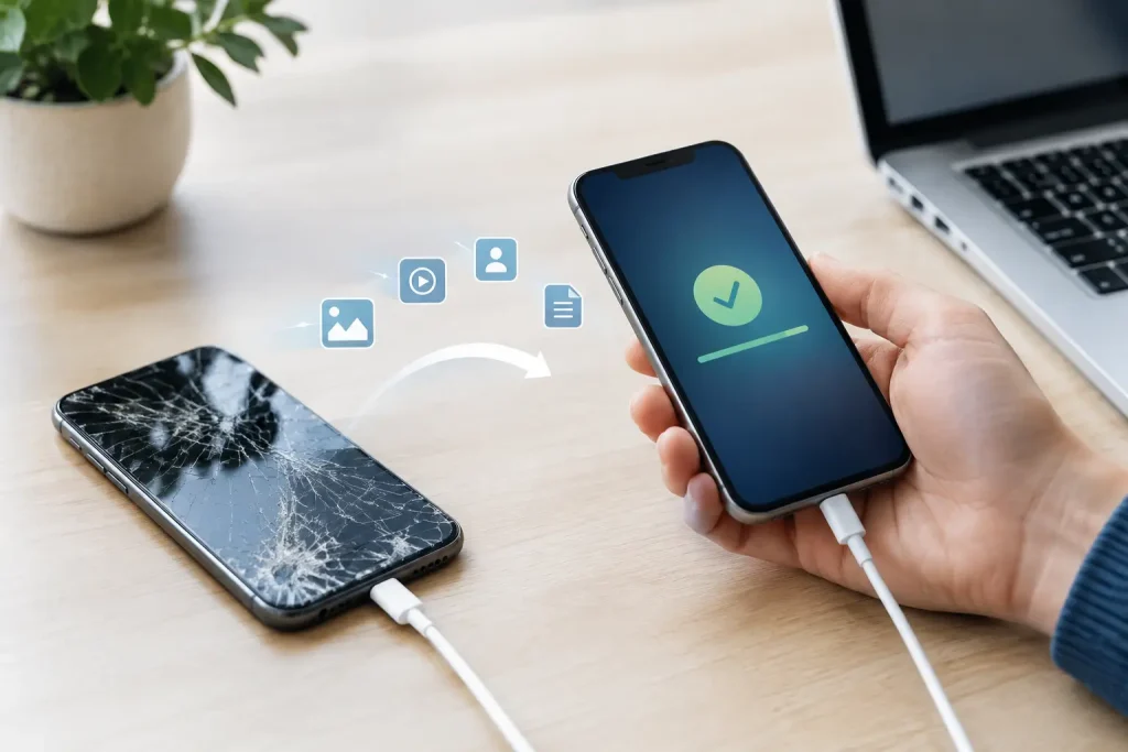 Flyt data fra ødelagt telefon uden at miste alt