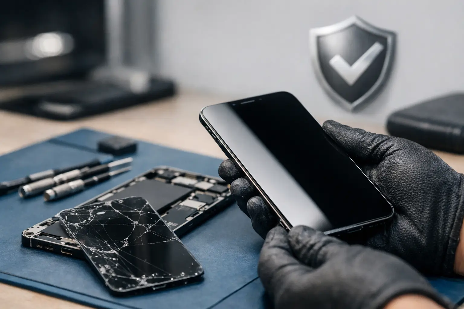 iPhone skærmskift med garanti - hvad får du?