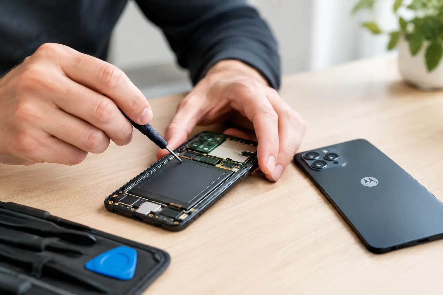 Motorola reparation, når mobilen svigter