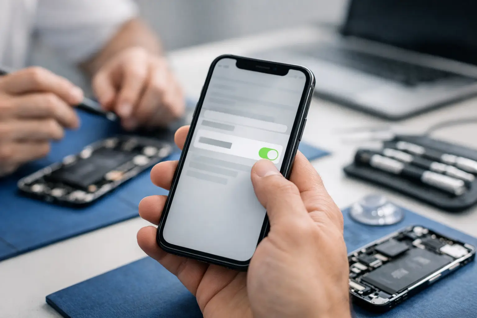 Sådan slår du Find iPhone fra før reparation