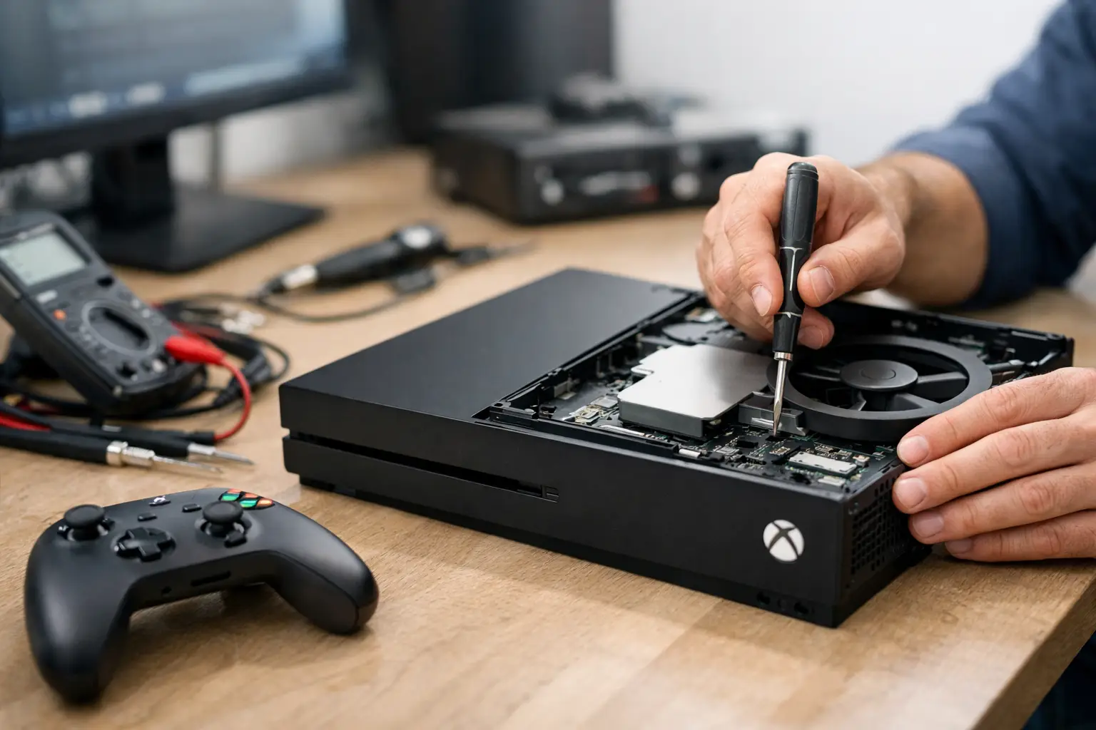 Xbox reparation når konsollen ikke vil starte